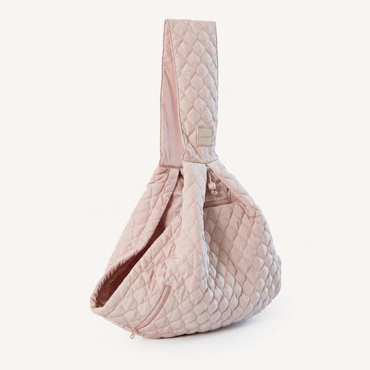 Quilted Pet Sling Carrier Bag