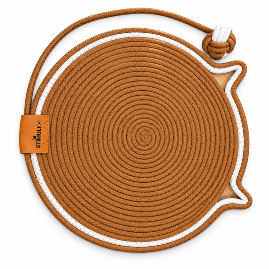 Cat-Shaped Scratching Mat