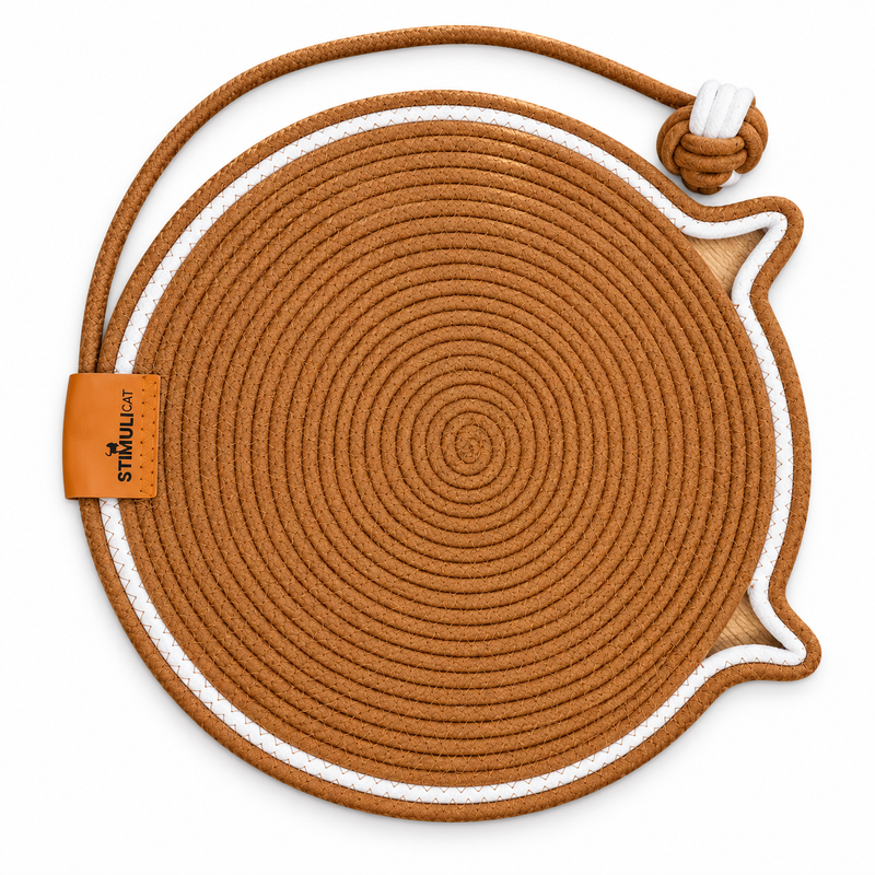 Cat-Shaped Scratching Mat