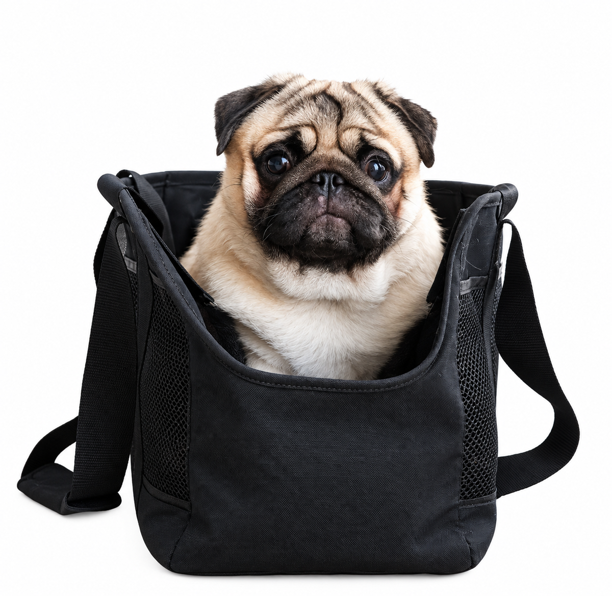 Open-Top Pet Carrier Tote Bag