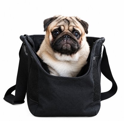 Open-Top Pet Carrier Tote Bag