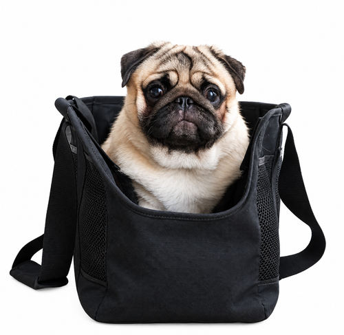 Open-Top Pet Carrier Tote Bag