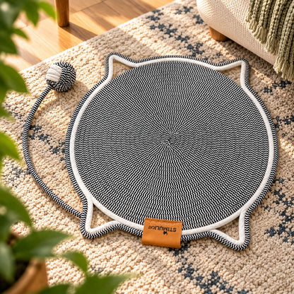 Cat-Shaped Scratching Mat
