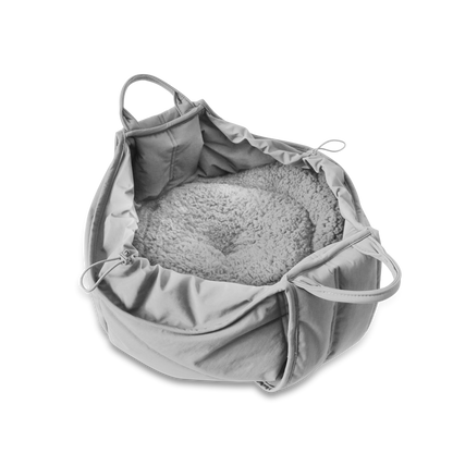 2-in-1 Portable Pet Travel Bed & Carrier Tote