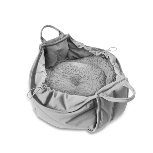 2-in-1 Portable Pet Travel Bed & Carrier Tote