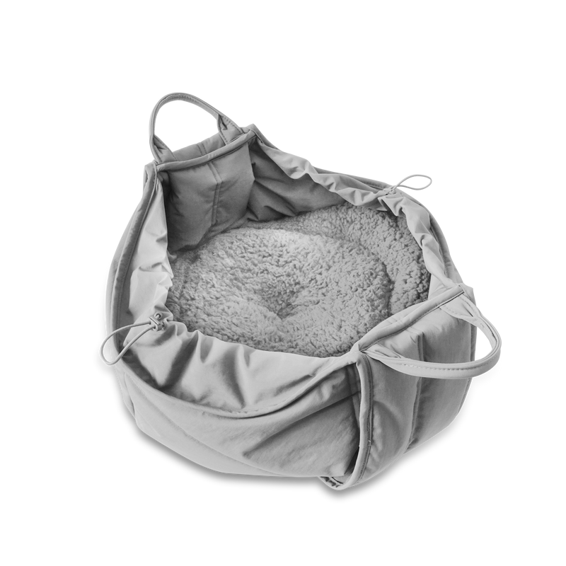 2-in-1 Portable Pet Travel Bed & Carrier Tote