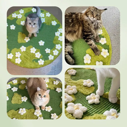2-in-1 Large Sisal Cat Scratcher Rug