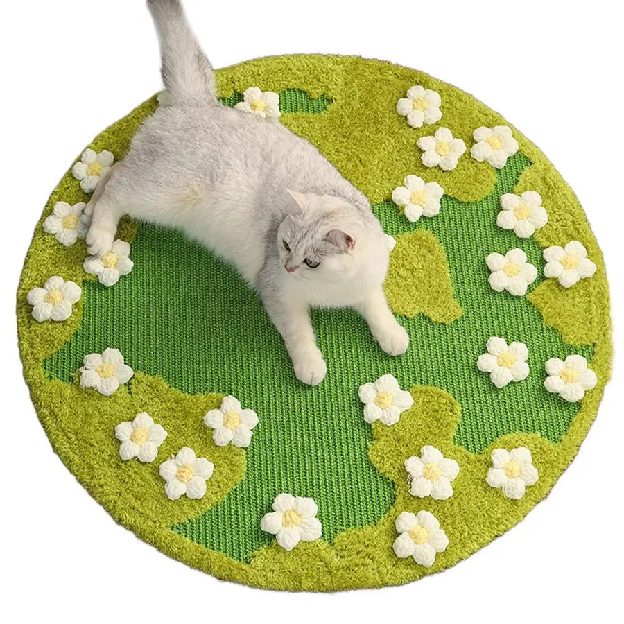 2-in-1 Large Sisal Cat Scratcher Rug