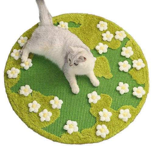 2-in-1 Large Sisal Cat Scratcher Rug