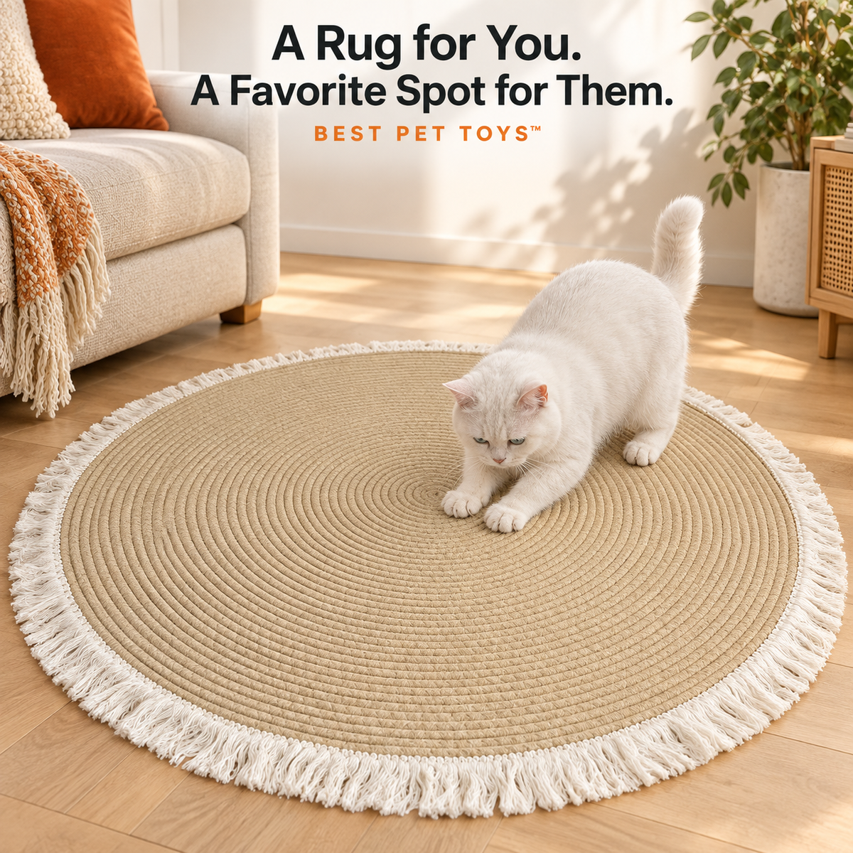 Woven Cat Scratch Mat