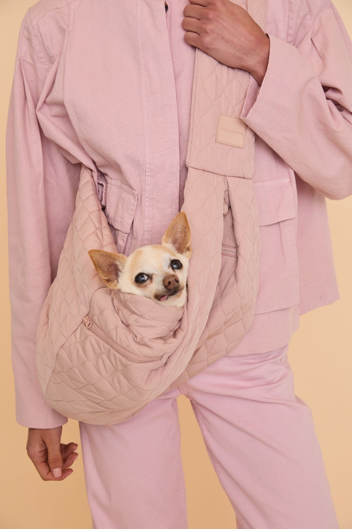 Quilted Pet Sling Carrier Bag