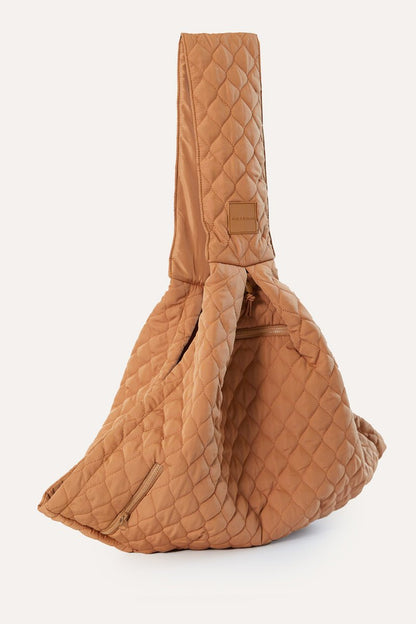 Quilted Pet Sling Carrier Bag